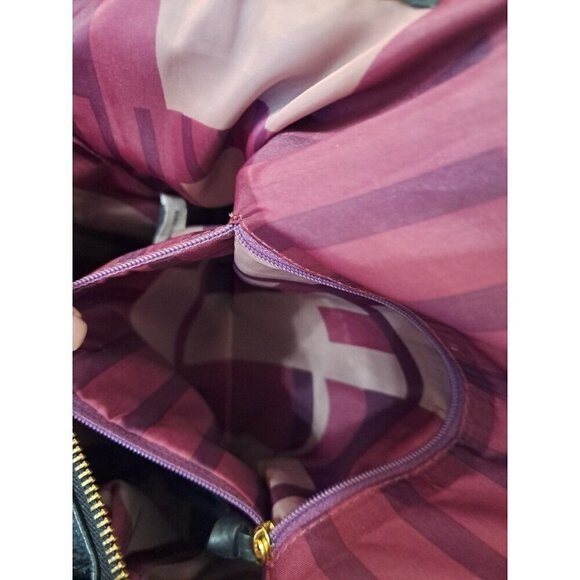 Kooba Shoulder Strap Black Pebbled Leather Everette Handbag 16"x14" - Picture 14 of 16